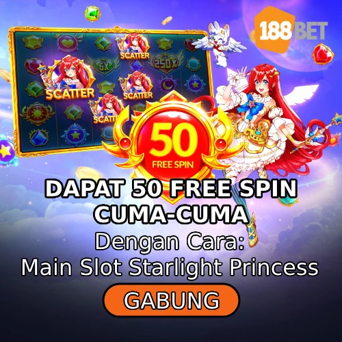 188BET - FREE Spin Starlight Princess - May 24